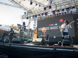 A band performs during the 2017 Audiotree Music Festival.
