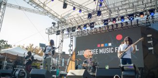 A band performs during the 2017 Audiotree Music Festival.