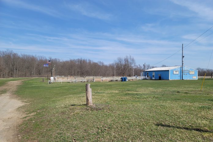 The Branch County Saddle Club arena.